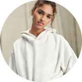 woman wearing sweatshirt