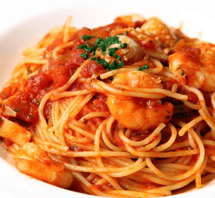 Spaghetti Shrimp Marinara