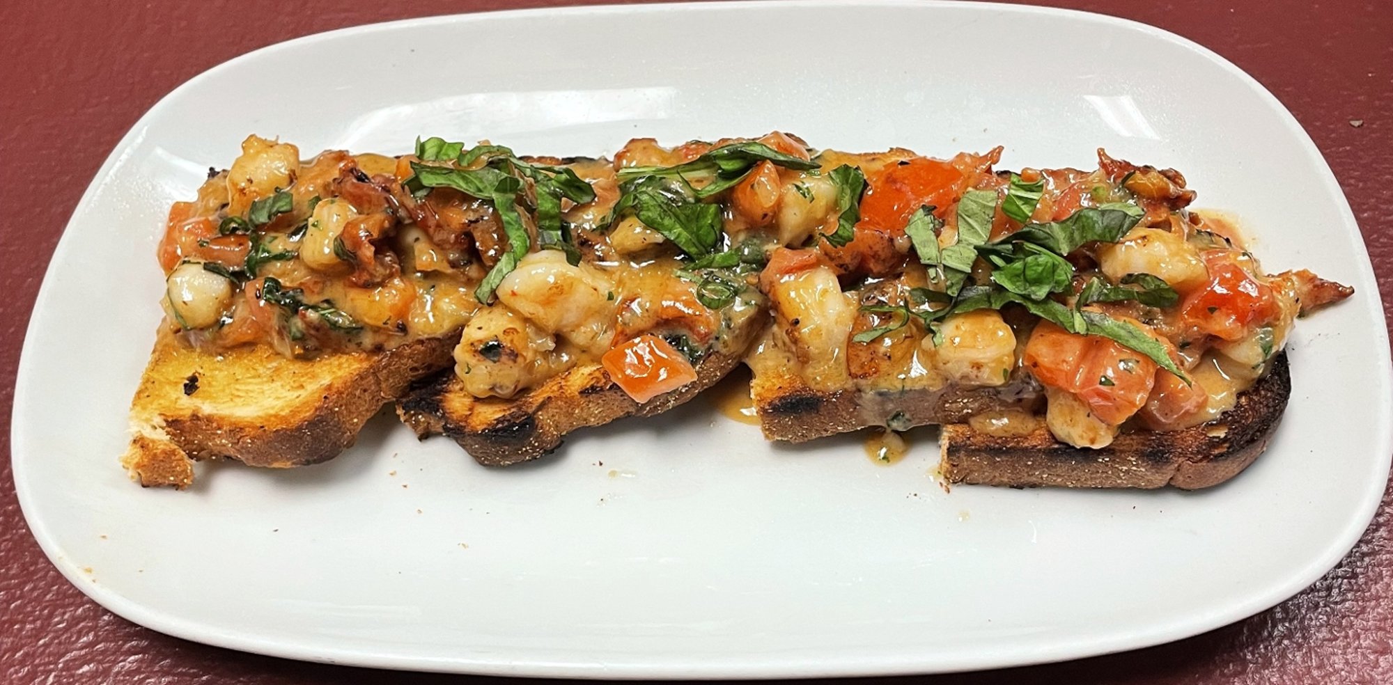 Scampi Bruschetta