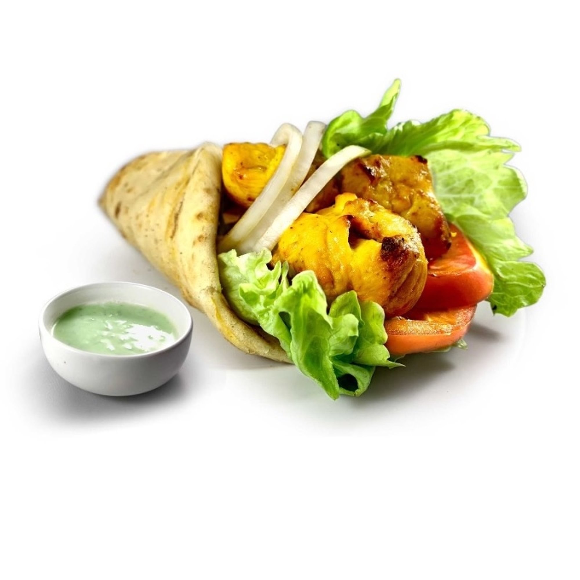 Chicken Kabob Wrap