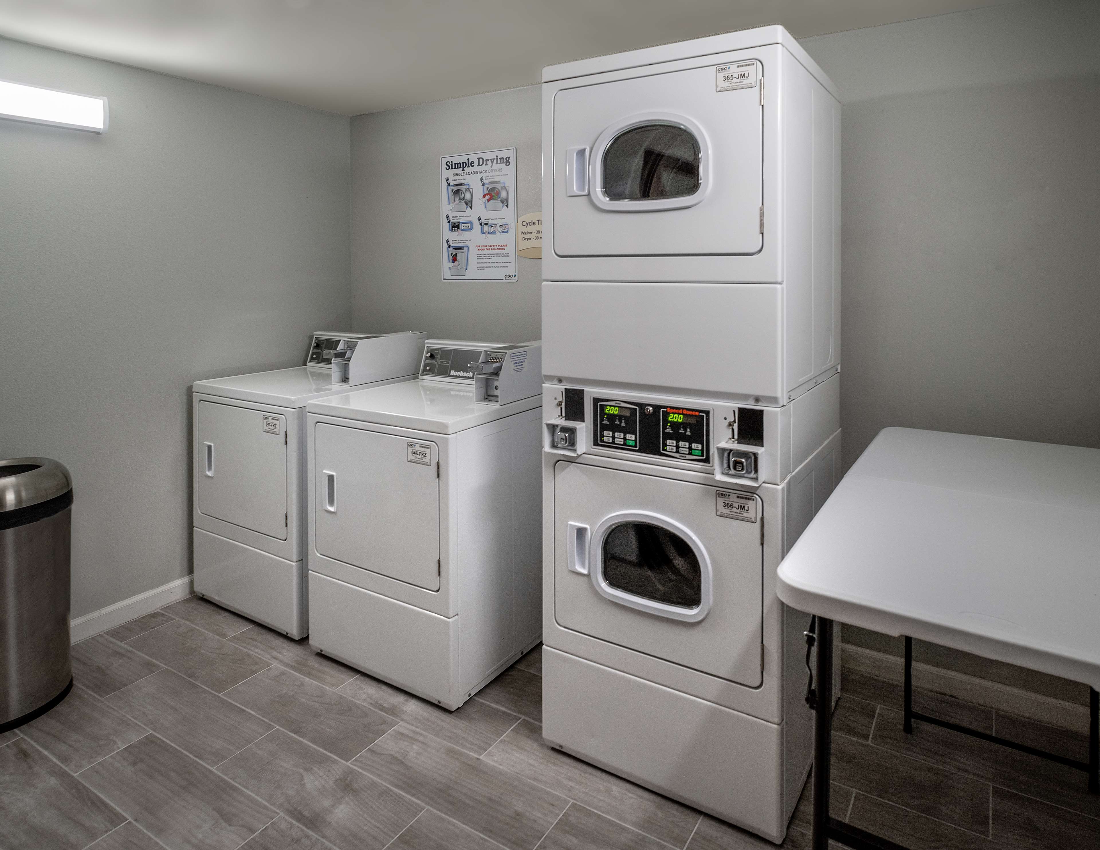 Guest laundry facility