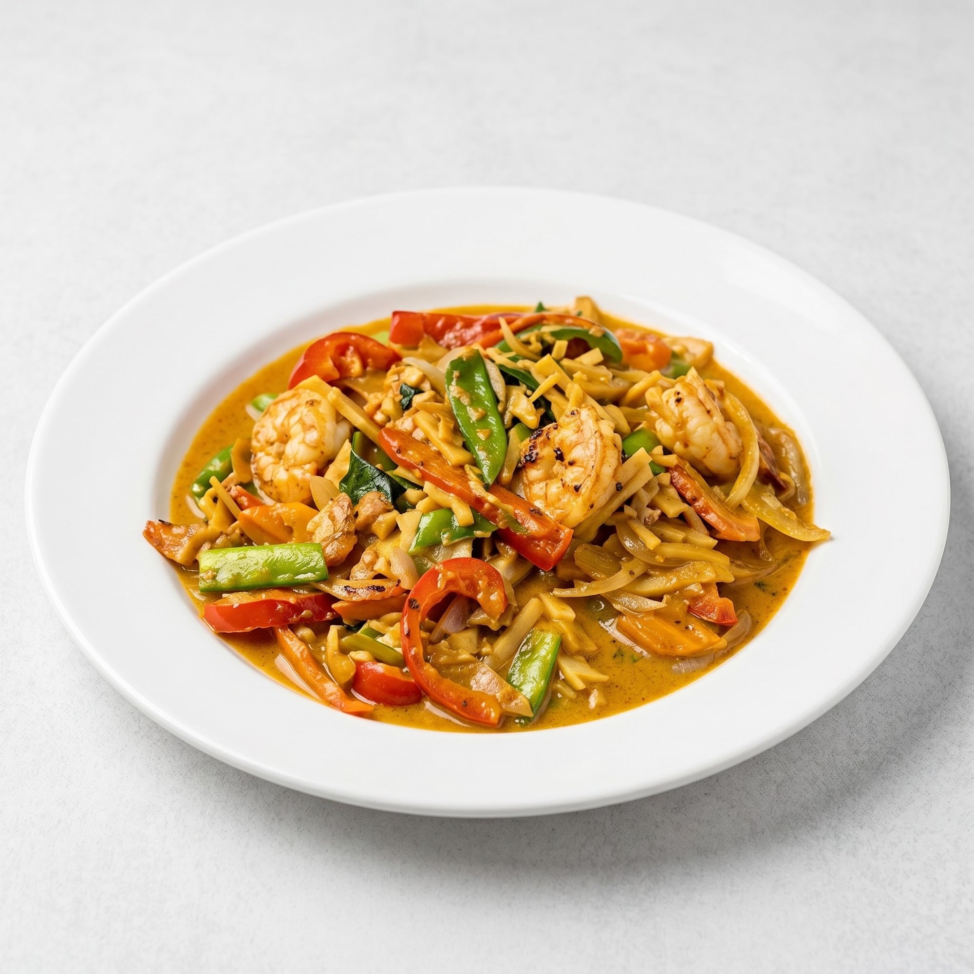 Pad Curry Seafood