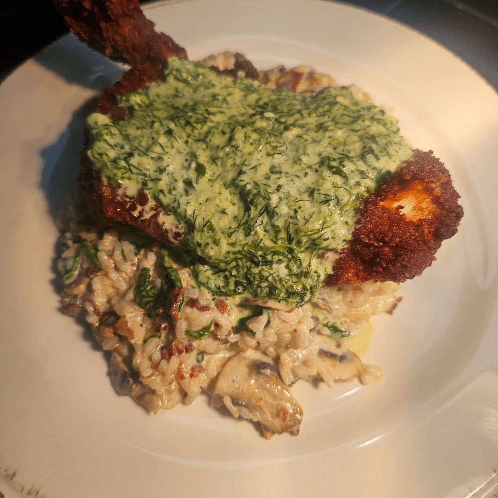 Chicken Rockefeller