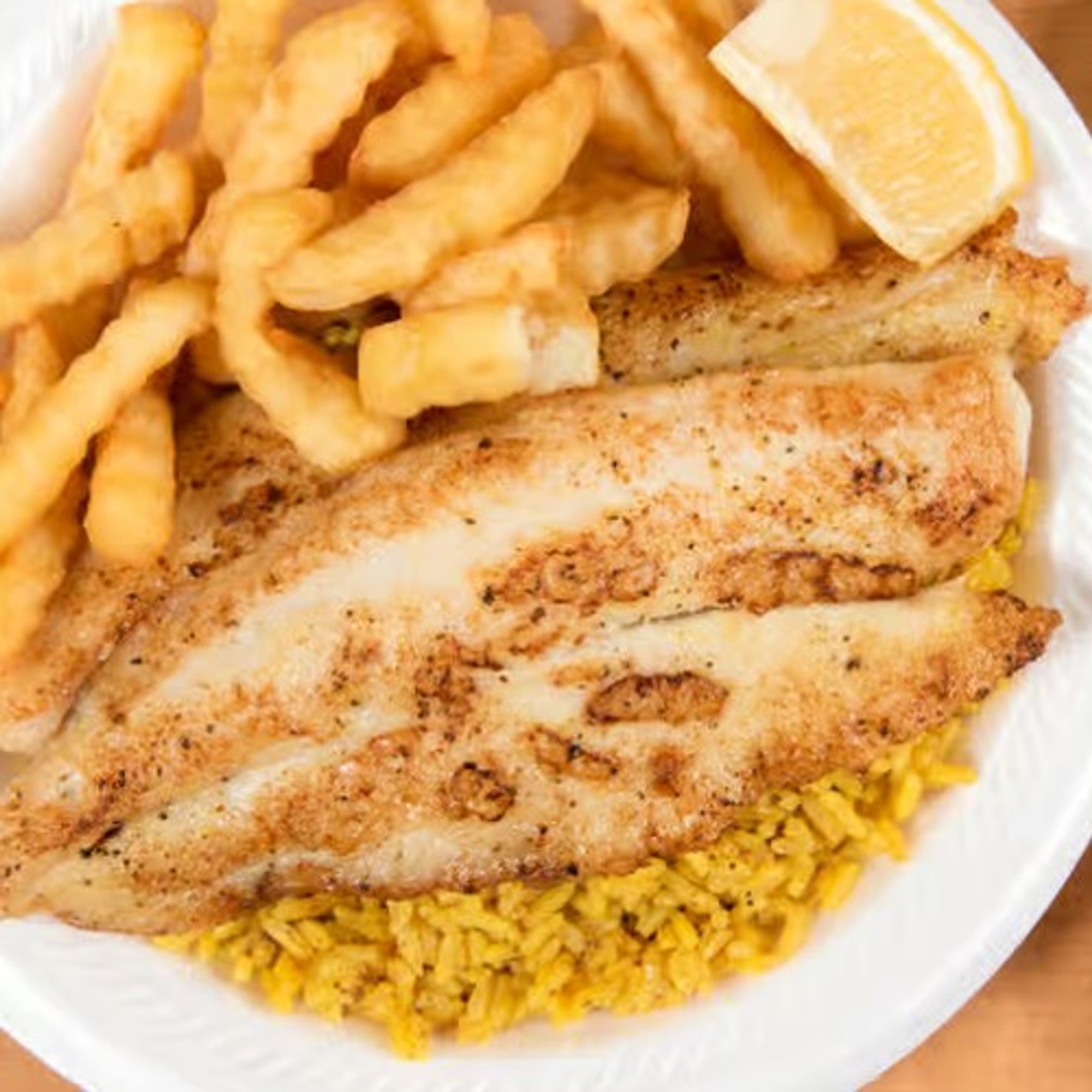 Cat Fish Combo ( Grilled or Fried )