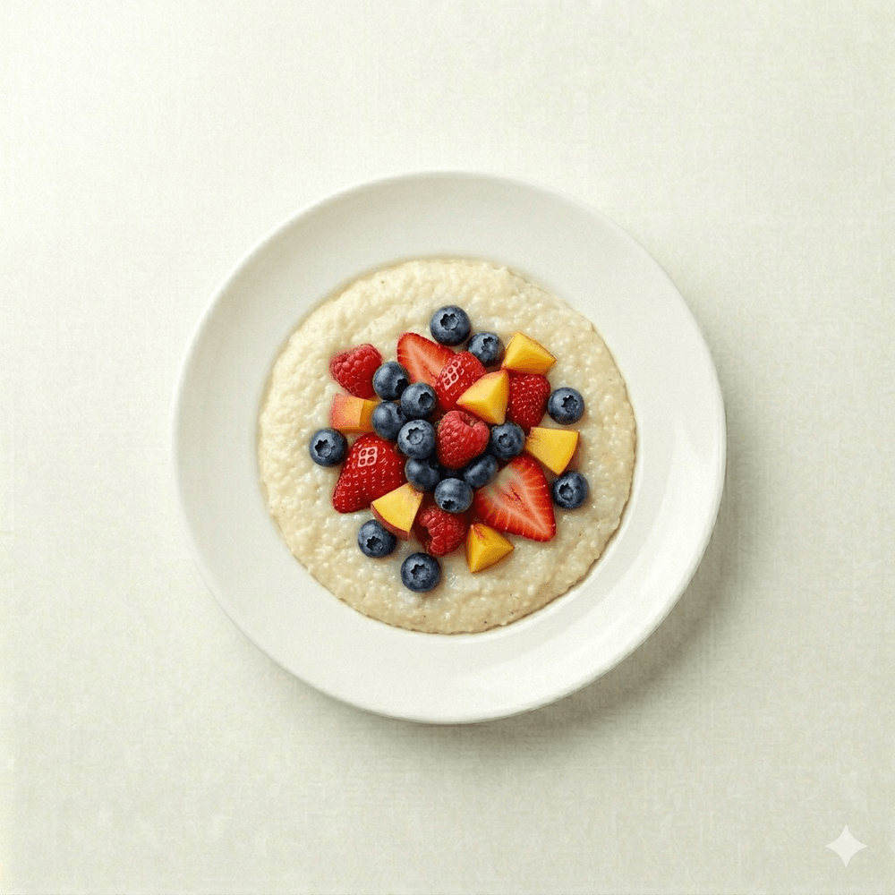 Grits with Fruit