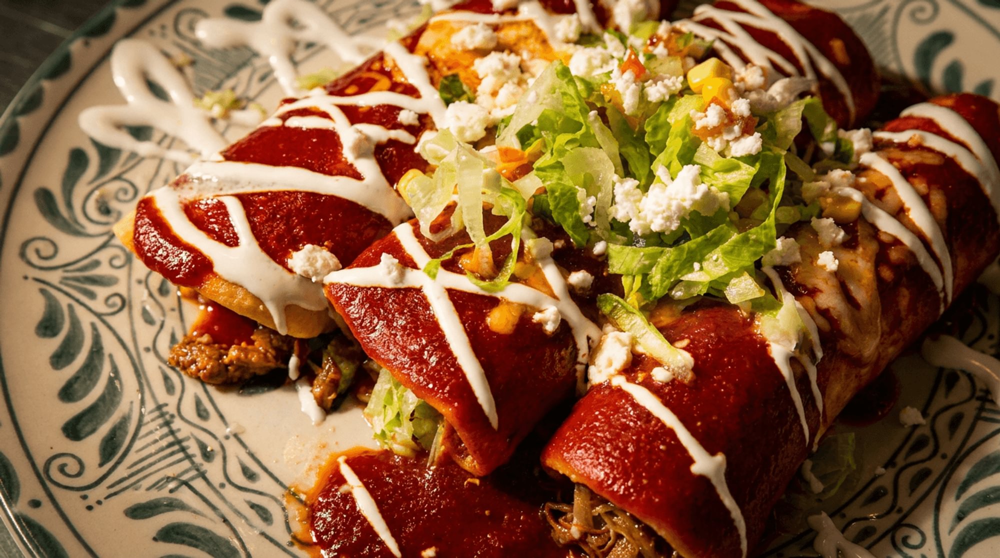 Enchiladas Rojas Barbacoa