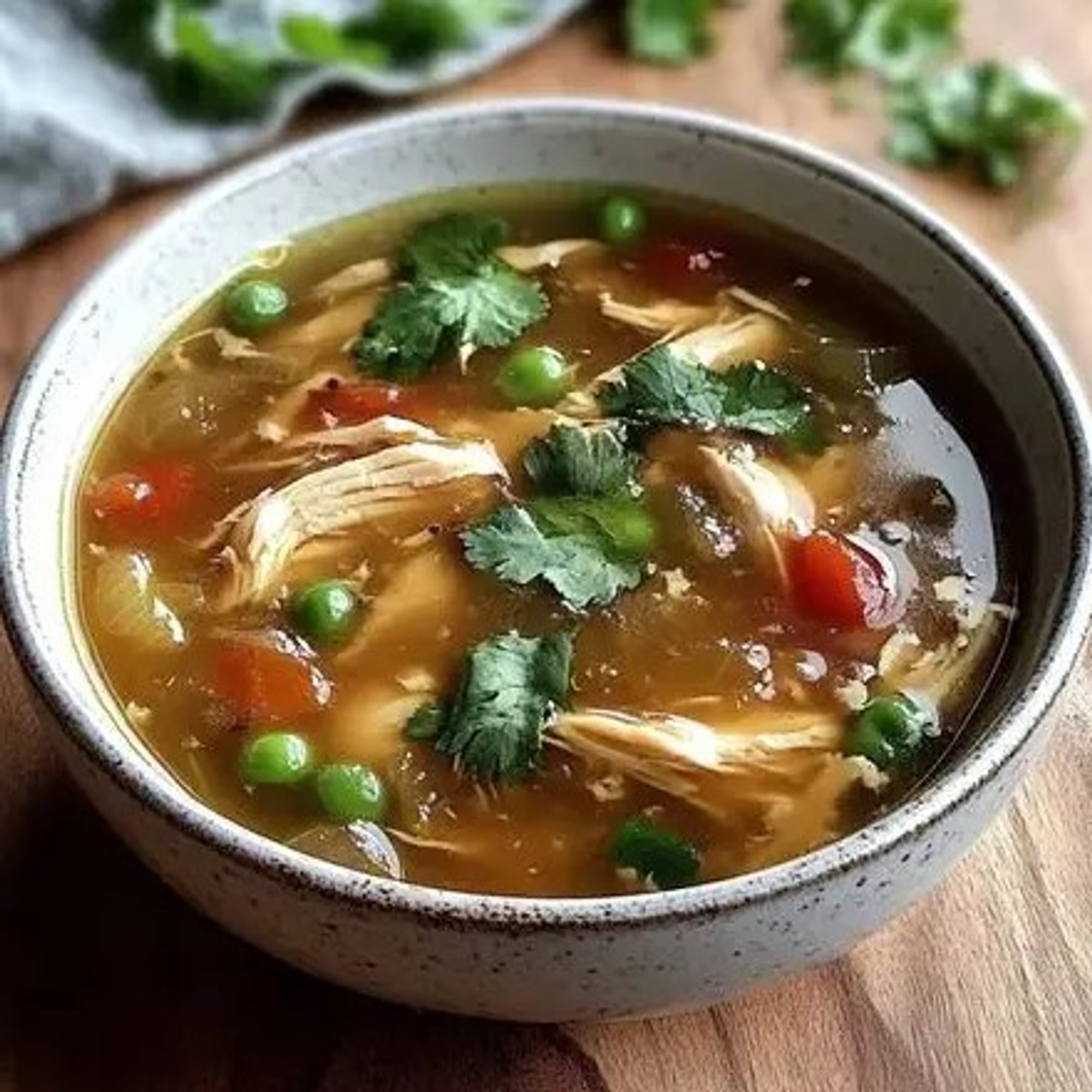 Hot & Sour Chicken Soup