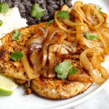 44.BISTEC DE POLLO A LA PLANCHA
