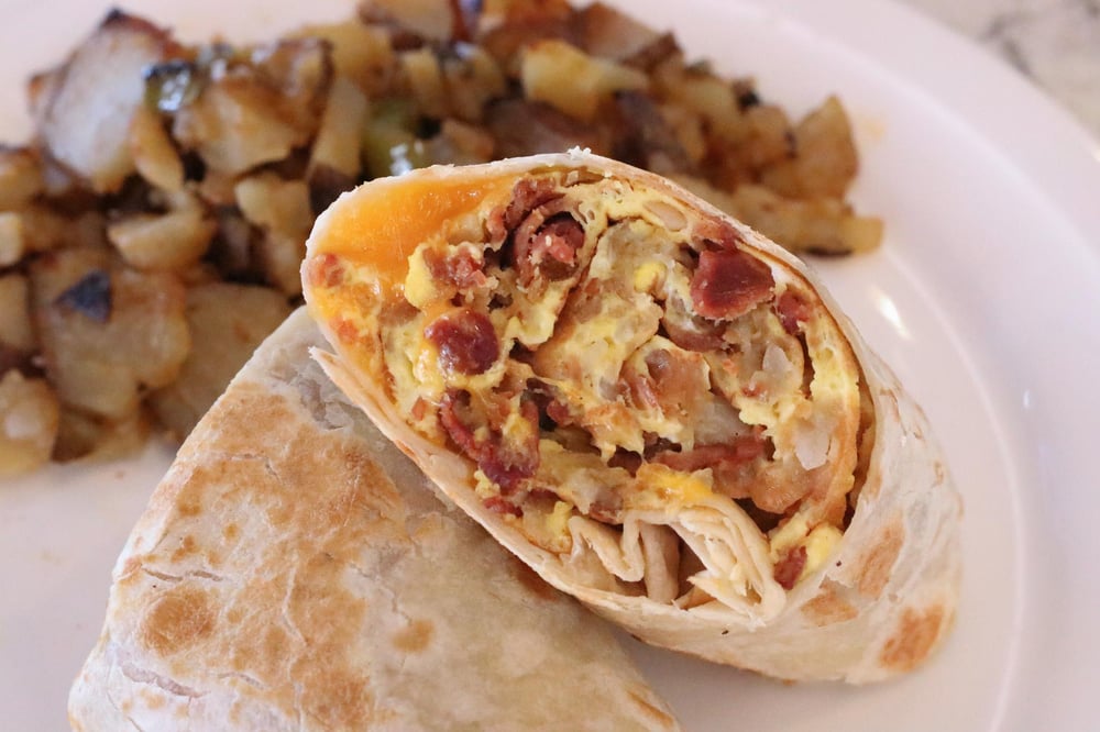 .Three Egg Wrap