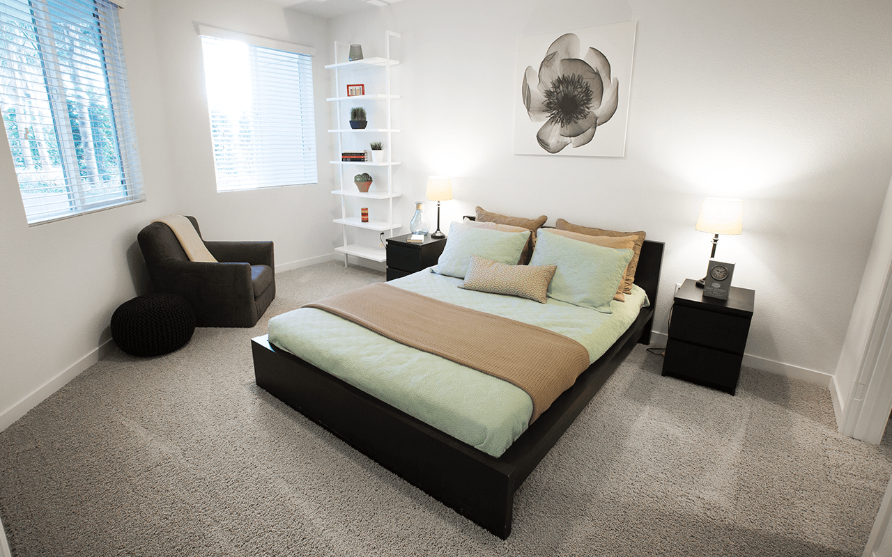 Carpeted Bedrooms