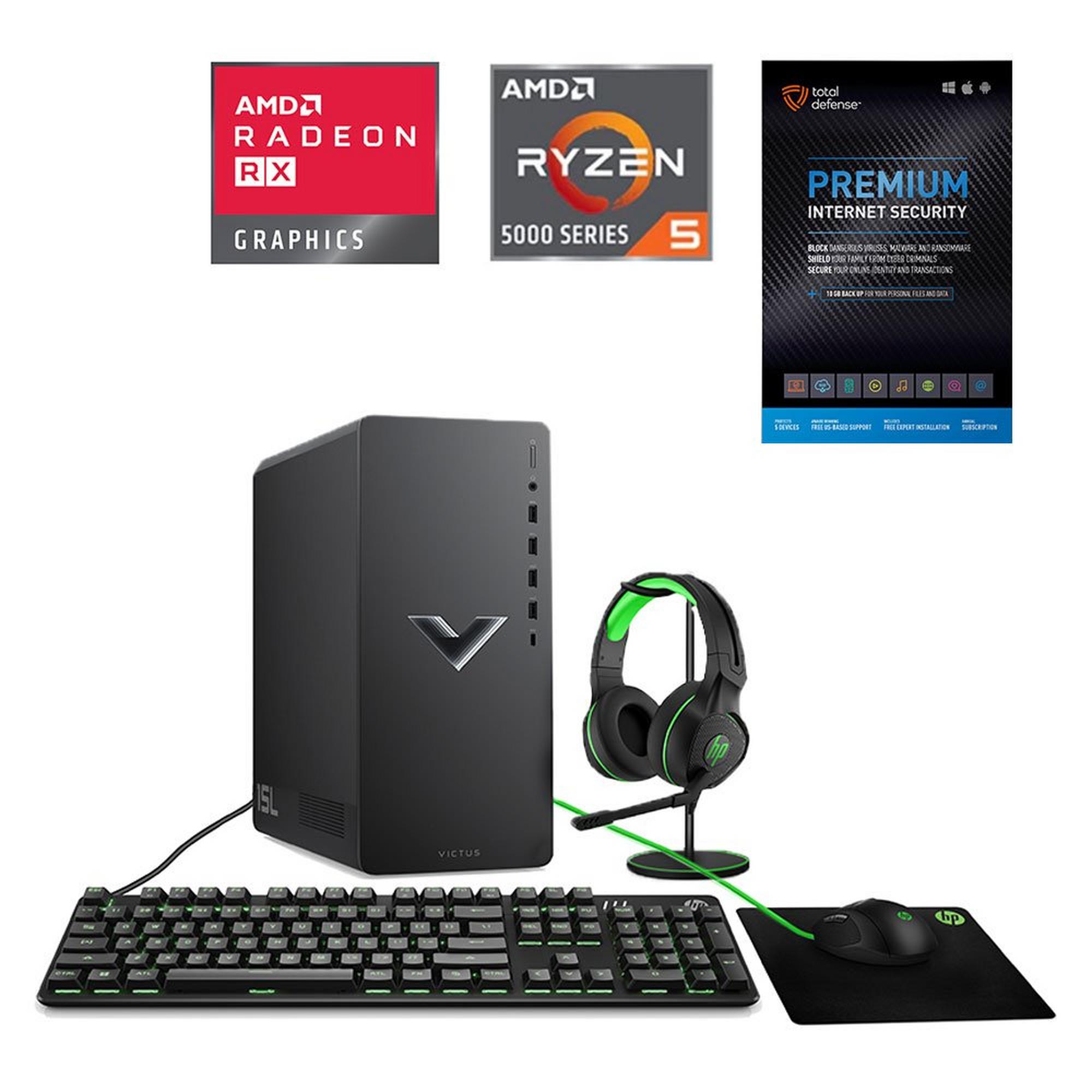 HP Victus Gaming Desktop 8GB Ram 512GB SSD w/ Total Defense Internet Security