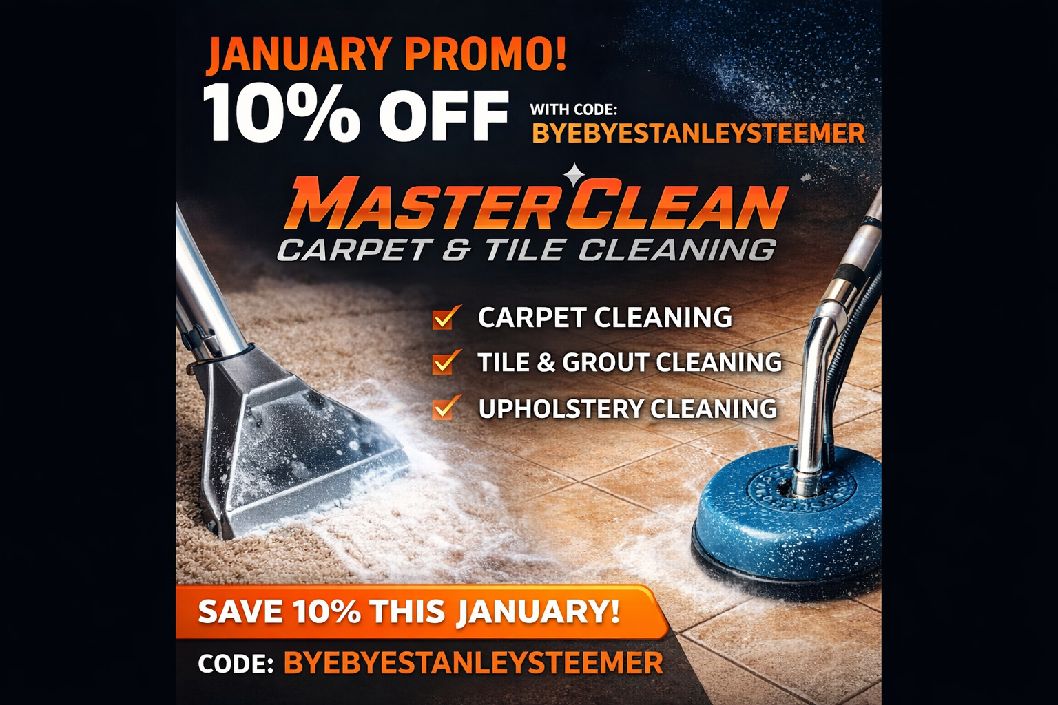 MasterClean Carpet & Tile Cleaning Image
