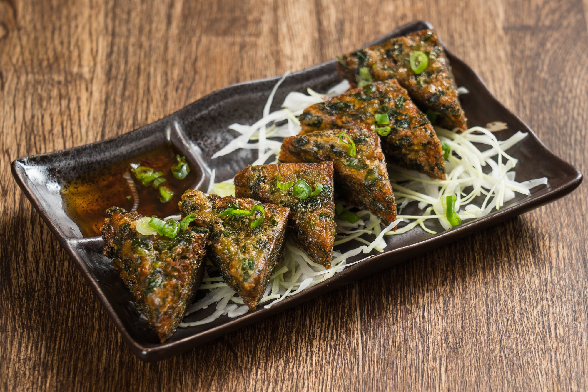 Fried Chive Cakes