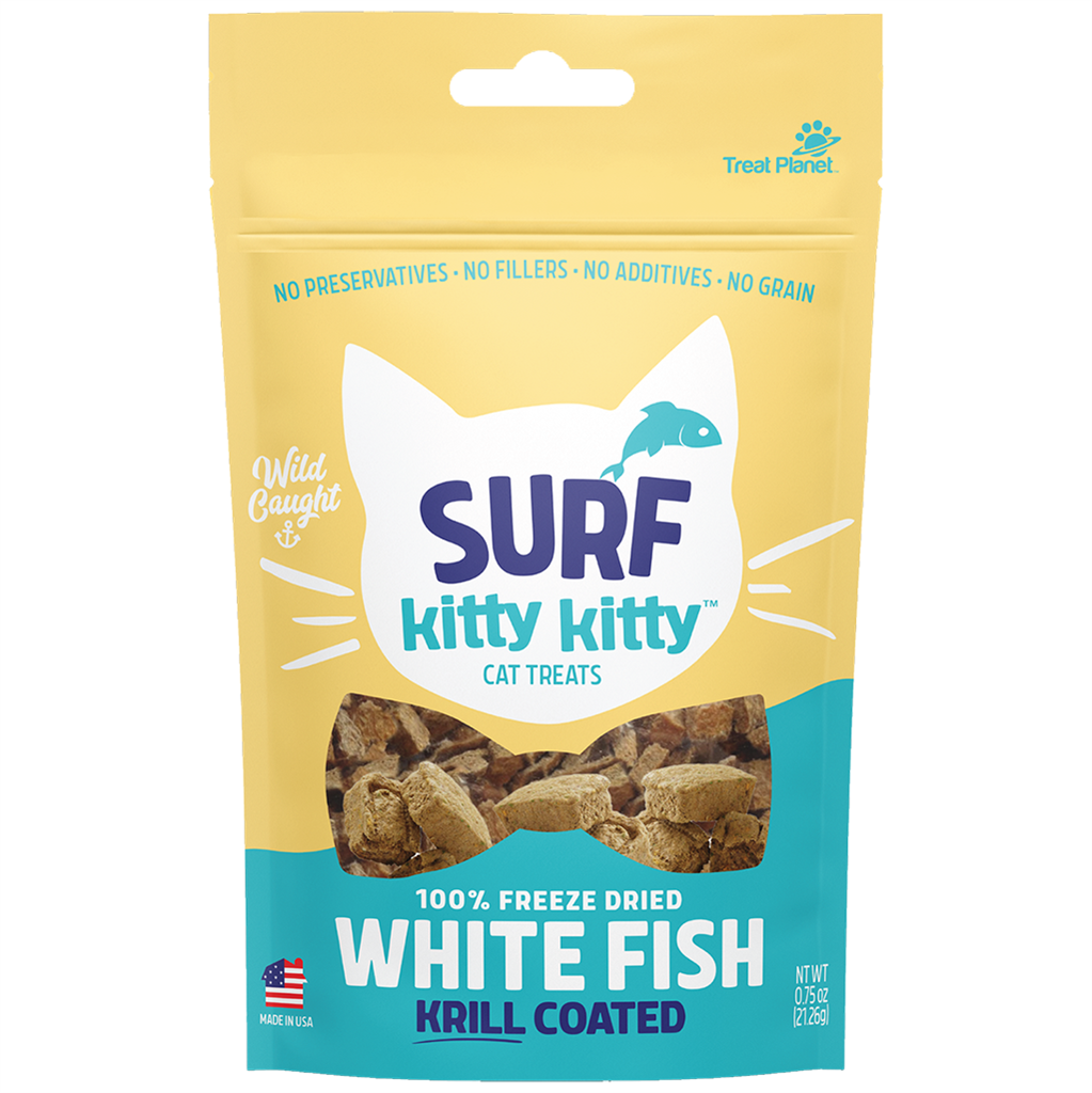 Surf Kitty Kitty Cat Treats White Fish