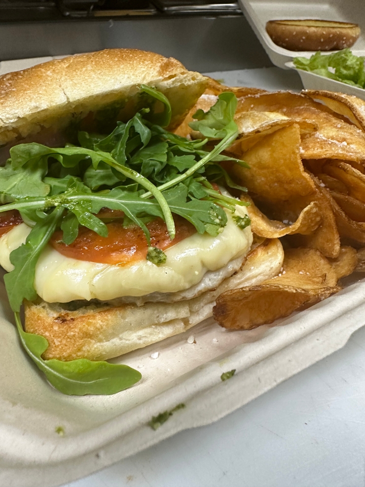 Pesto Turkey Burger **