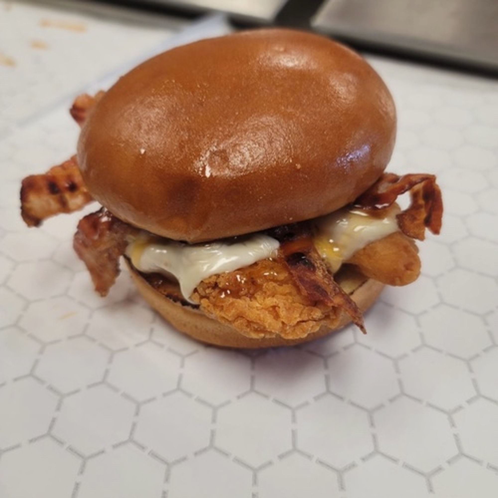 Crispy Hot Honey Chicken/Bacon Sandwich