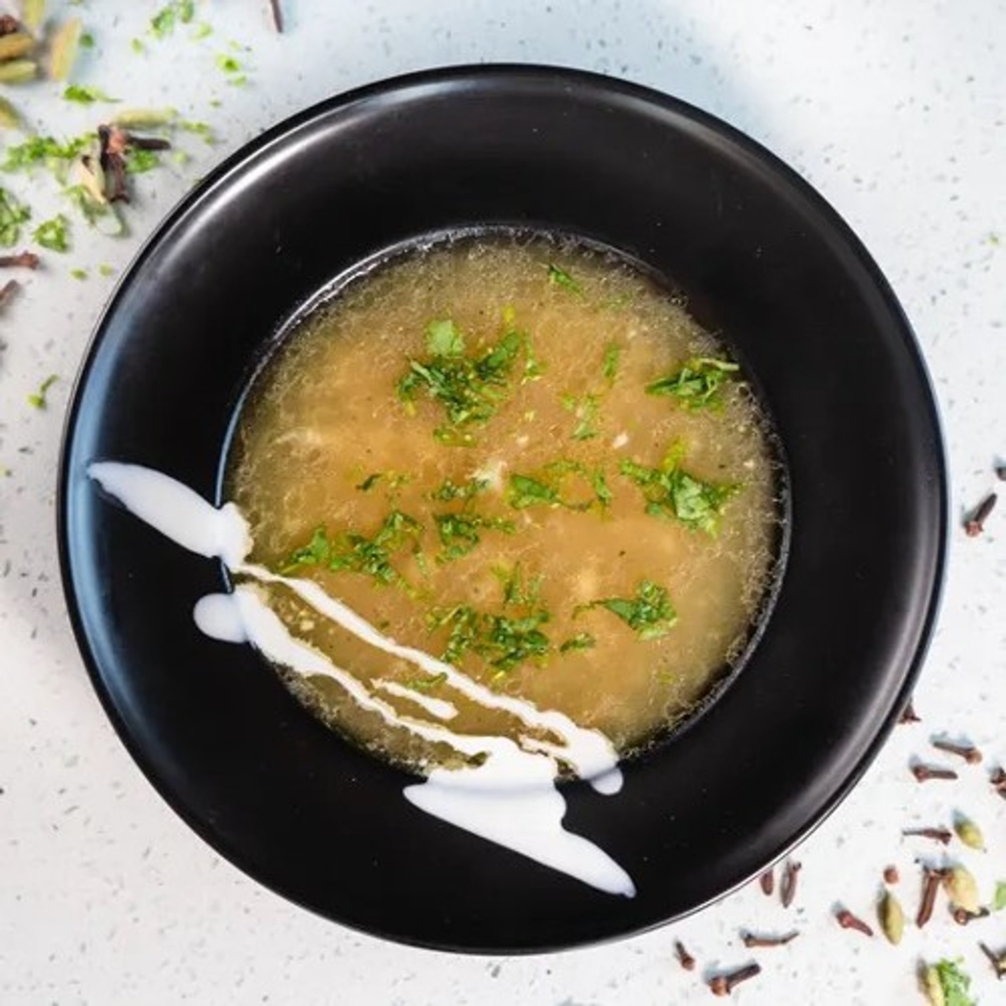 Black Lentil Soup