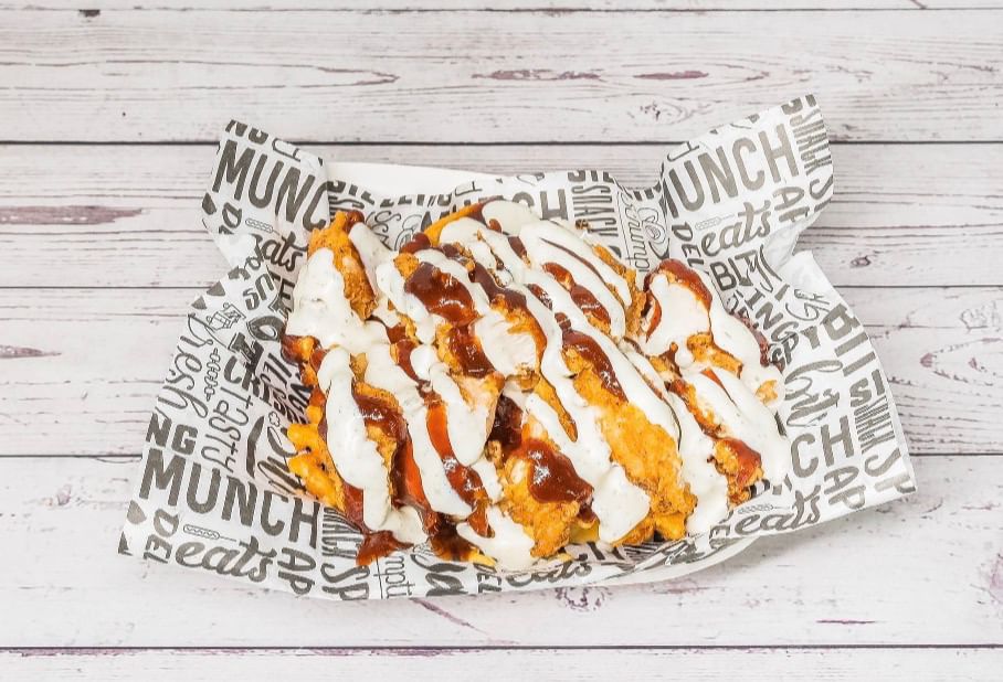 Loaded Honey Waffle Fries