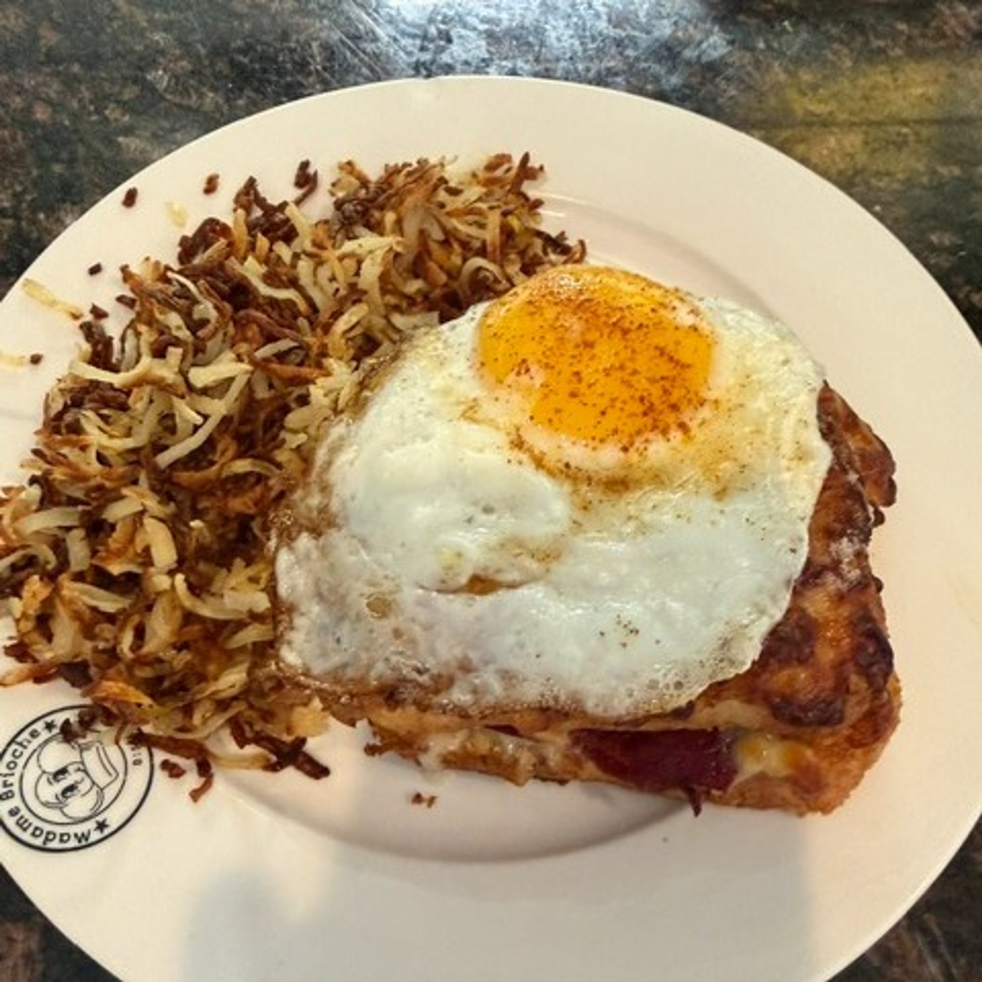 Croque Madame Egg