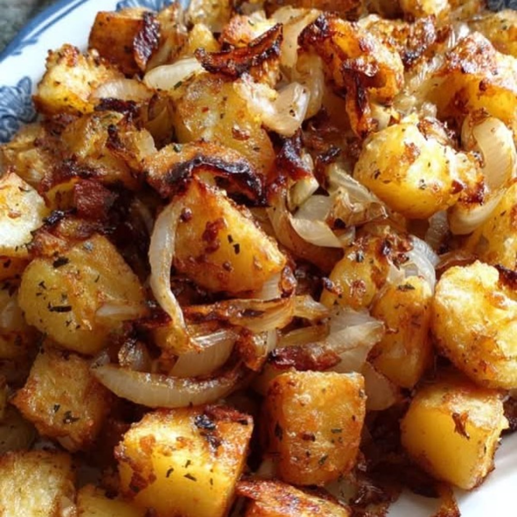Fried Potatoes & Sweet Onions