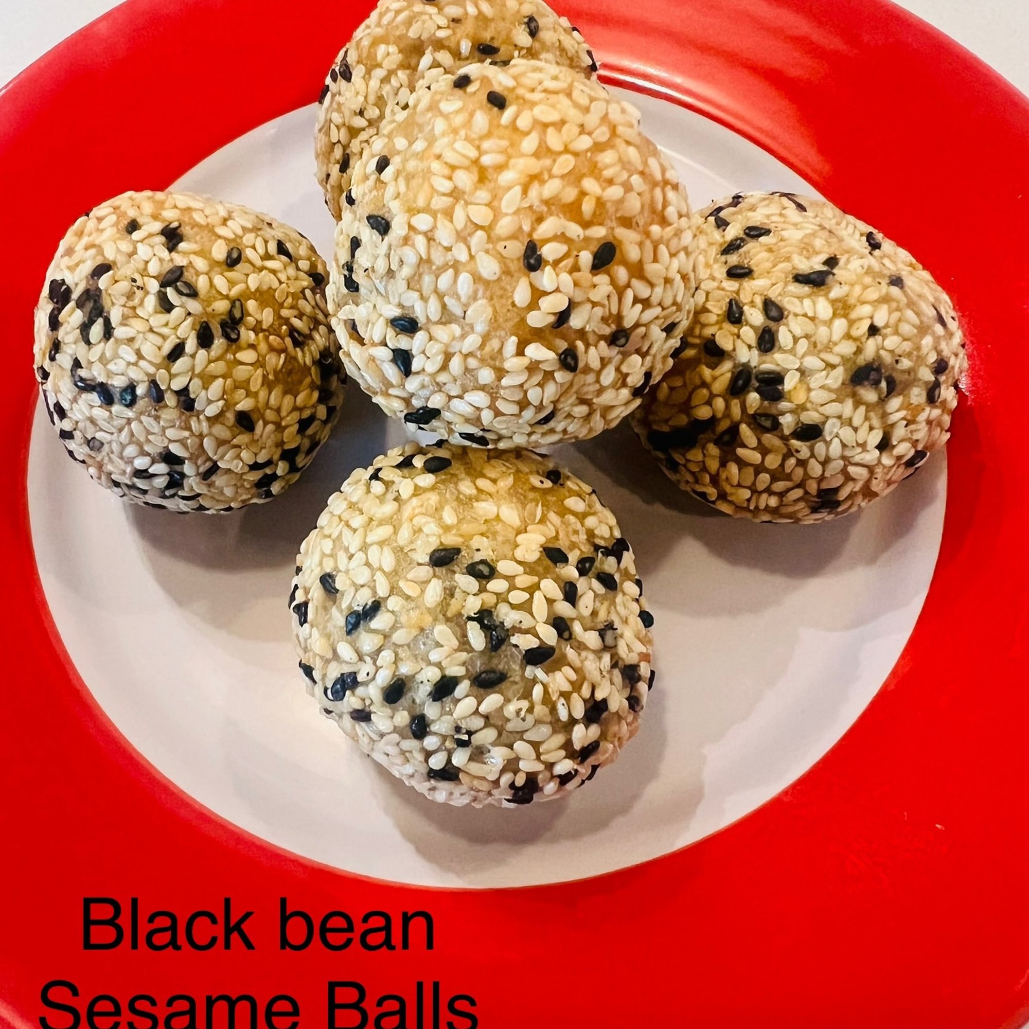 Sesame Balls (Black Beans)