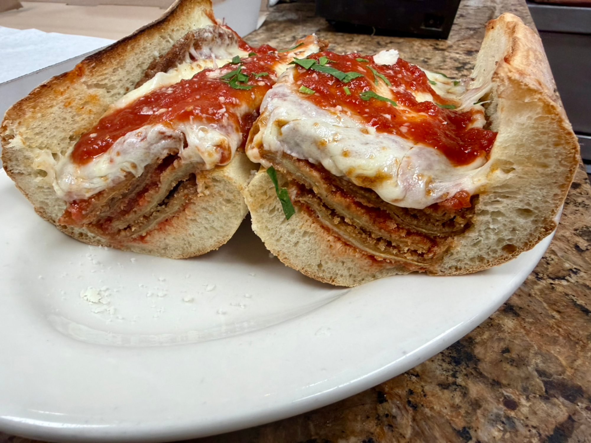 Eggplant Parmigiana Hero
