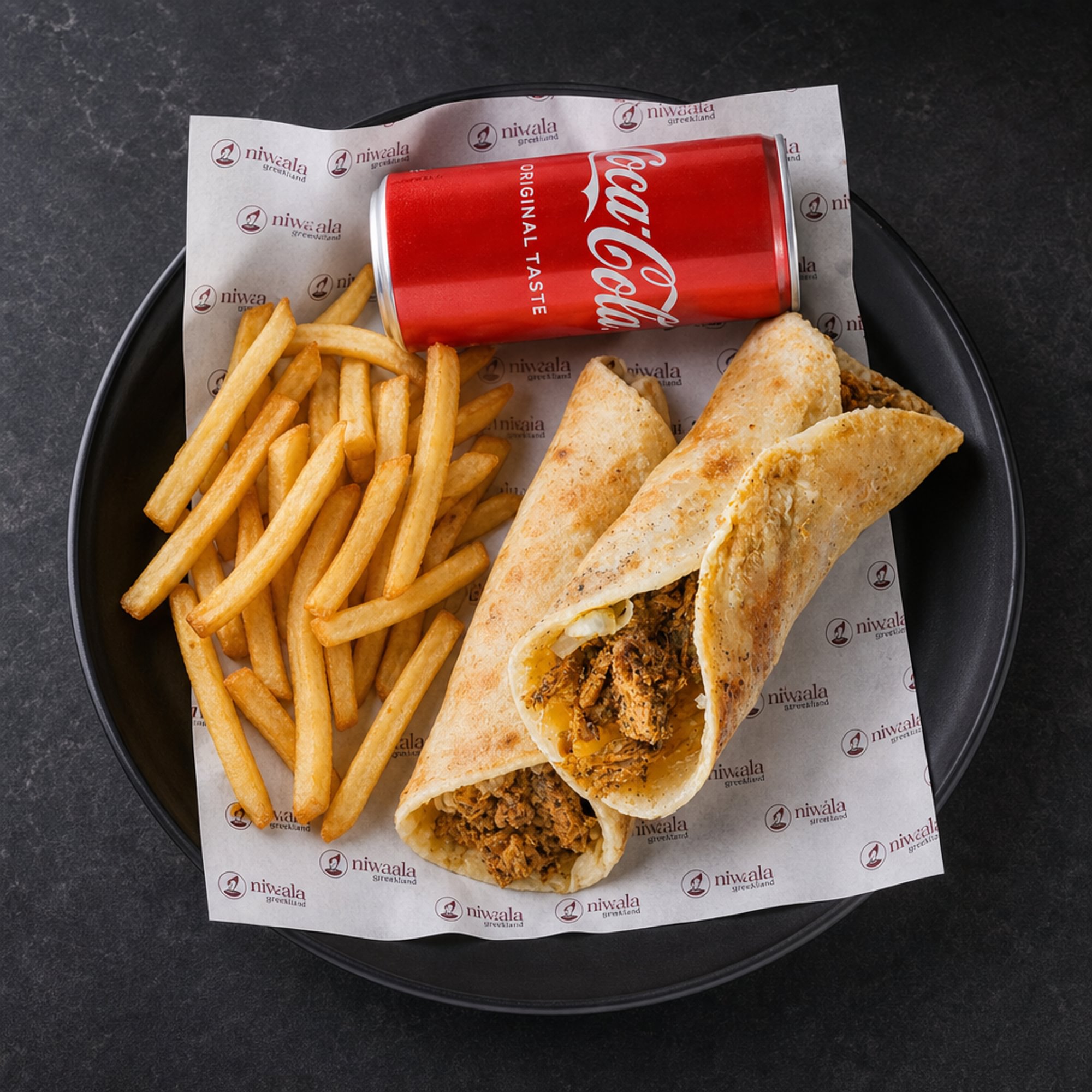 Kati Rolls Tandoori Shawarma Combo