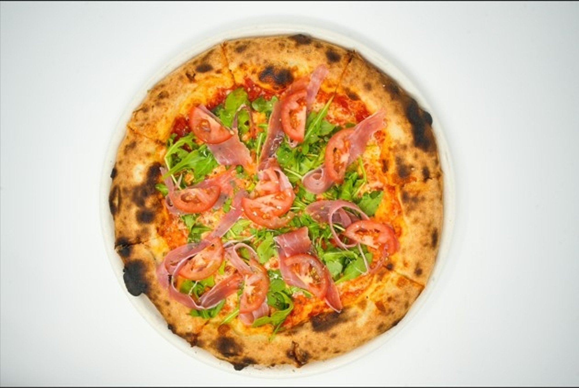 Prosciutto con arugula Pizza