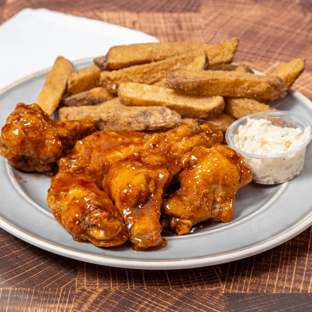 Party Wings - Sweet Red Chili - 6pc w/Fries