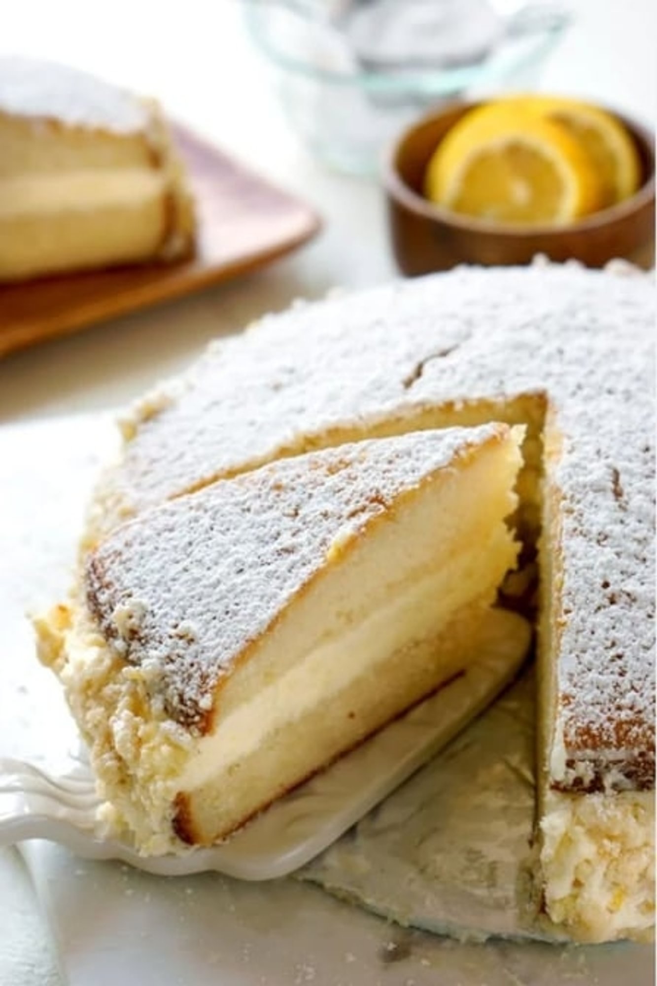 Lemon Italian Creme Cake