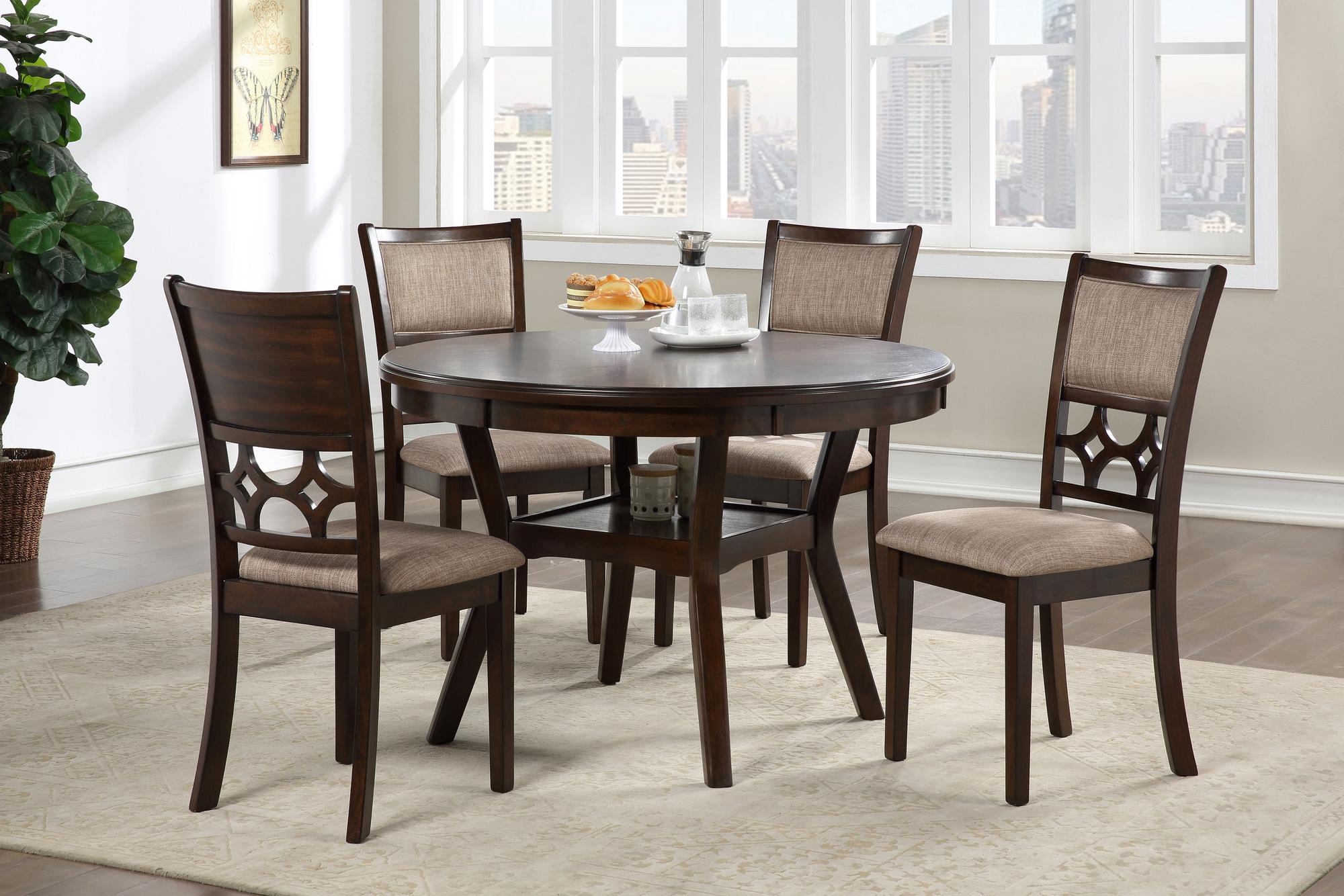 Mitchell 5-Piece Dining Set w/ Table & 4 Chairs - Cherry