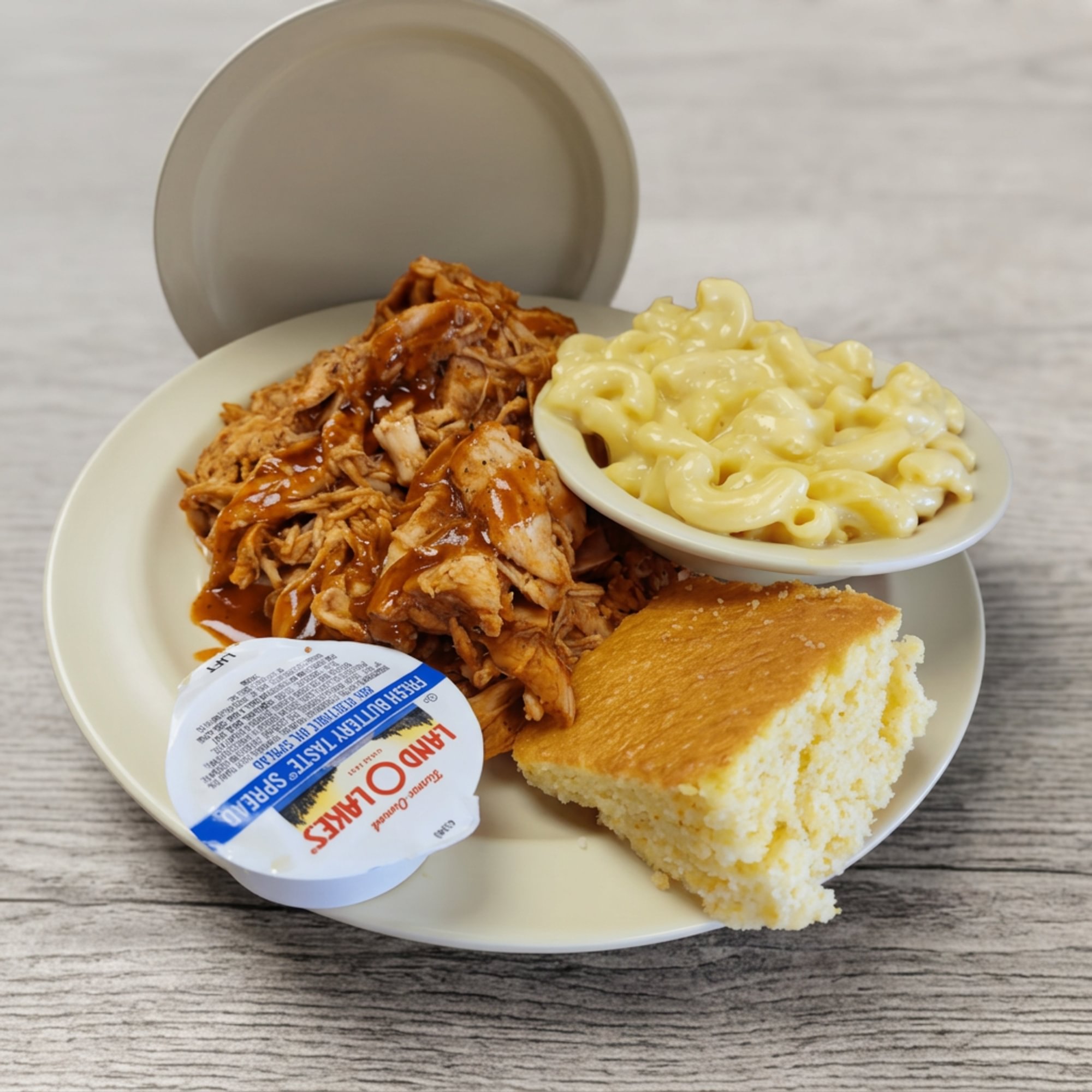 Pulled BBQ Chicken Platter