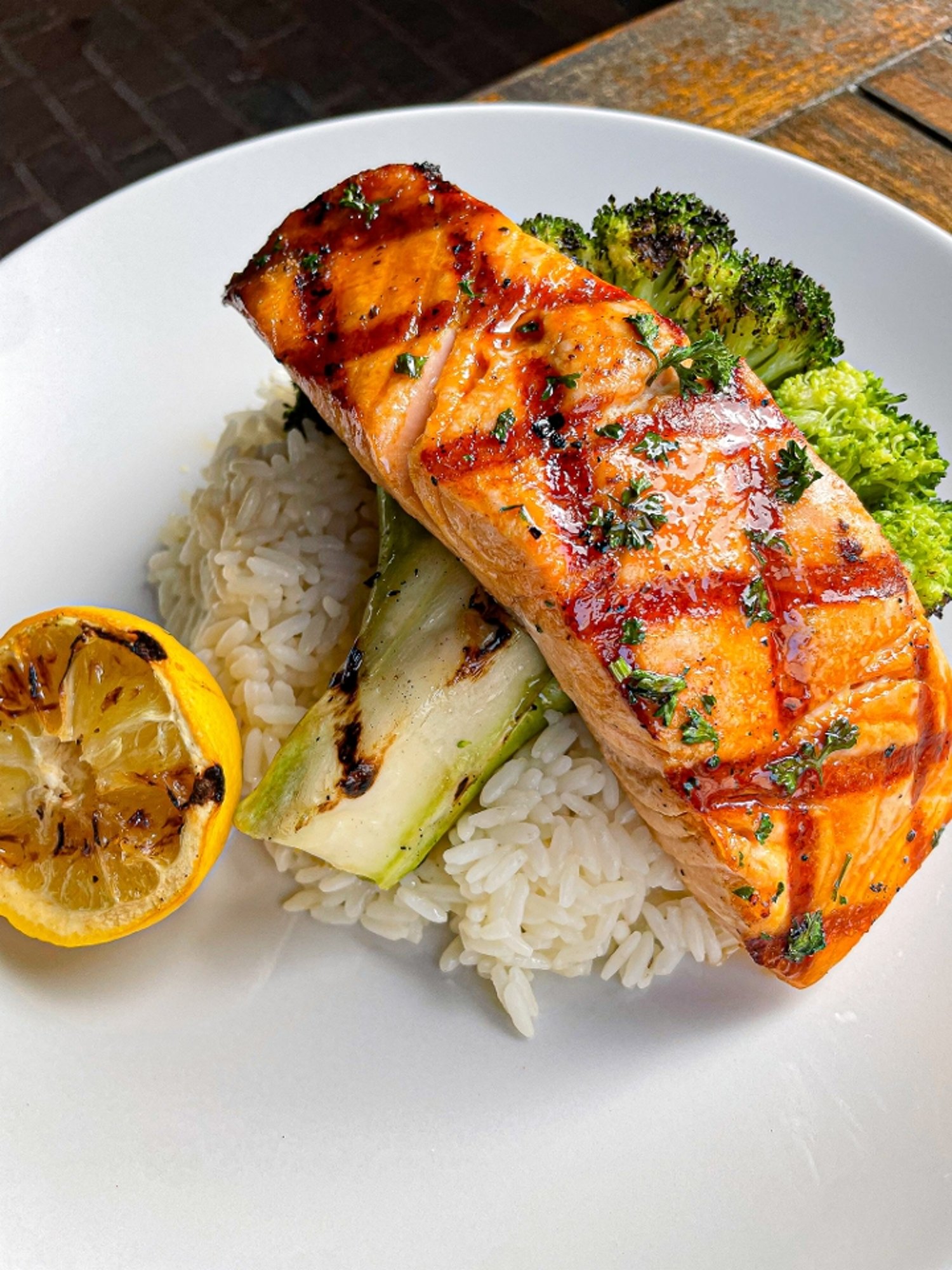 Grilled Atlantic Salmon