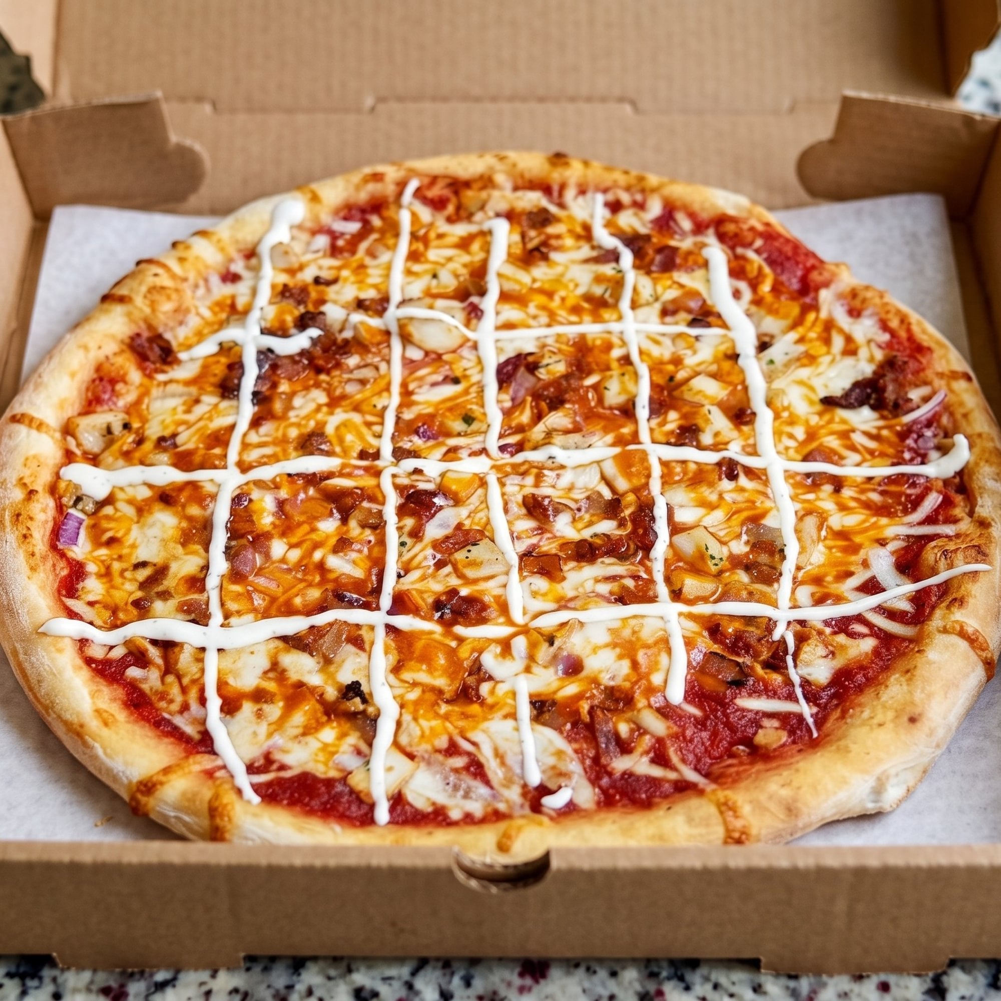 Buffalo Ranch Pizza
