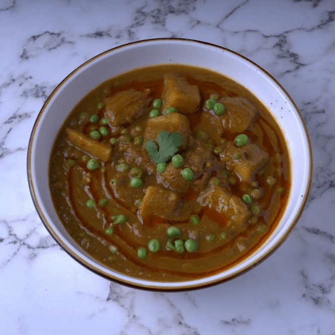 Aloo Mutter (V, GF)