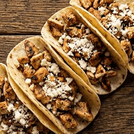 Two Plain Steak Tacos