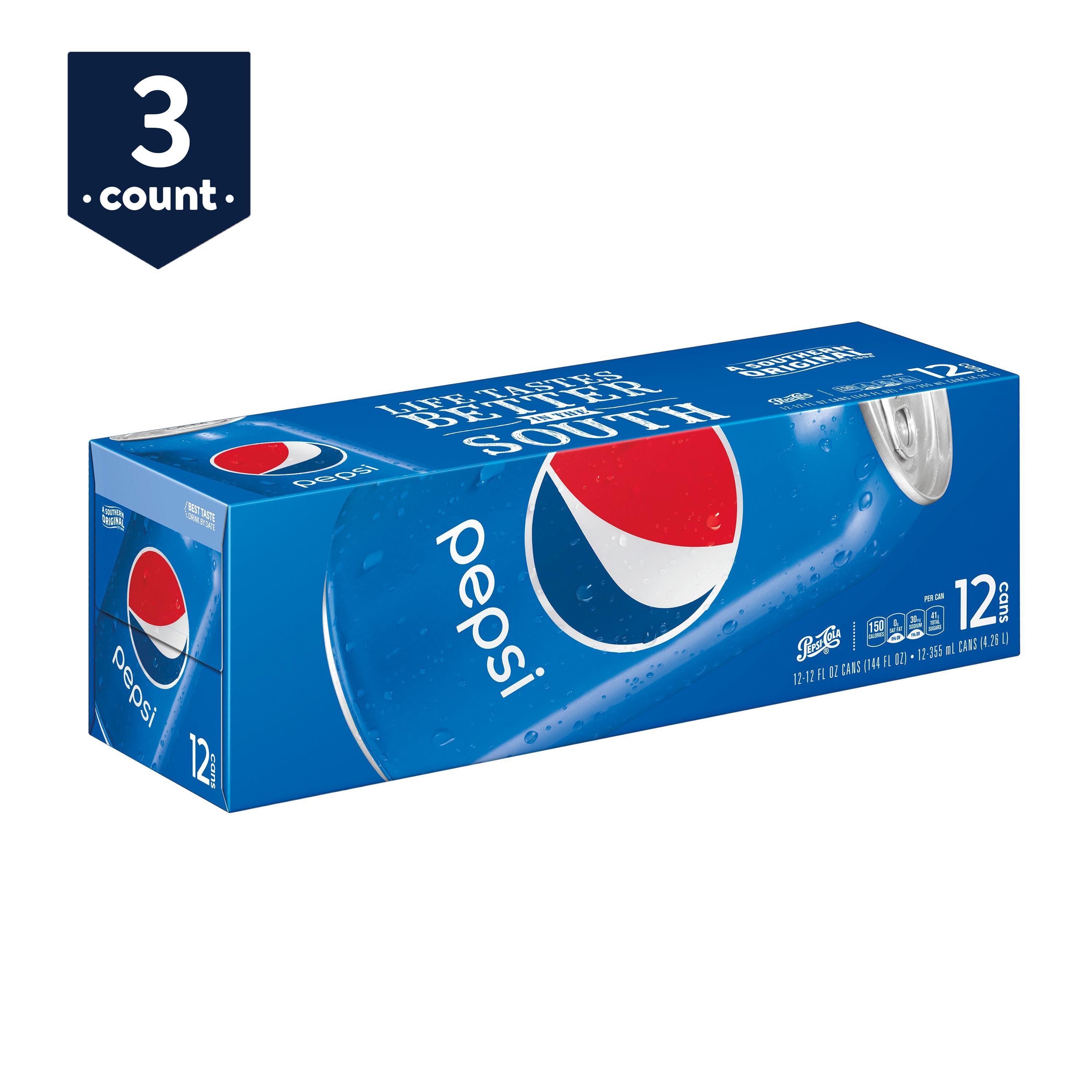 Pepsi 12pk cans