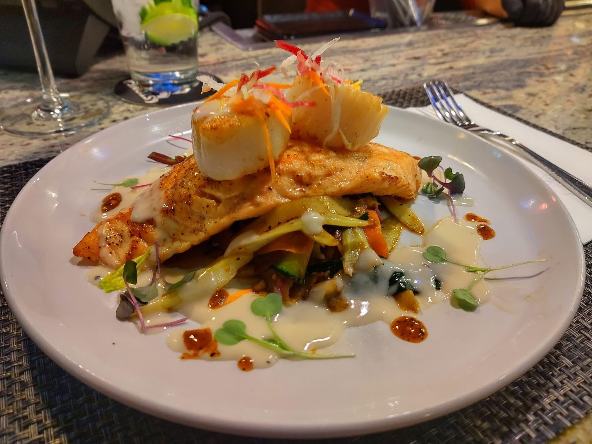 Golden Grilled Salmon