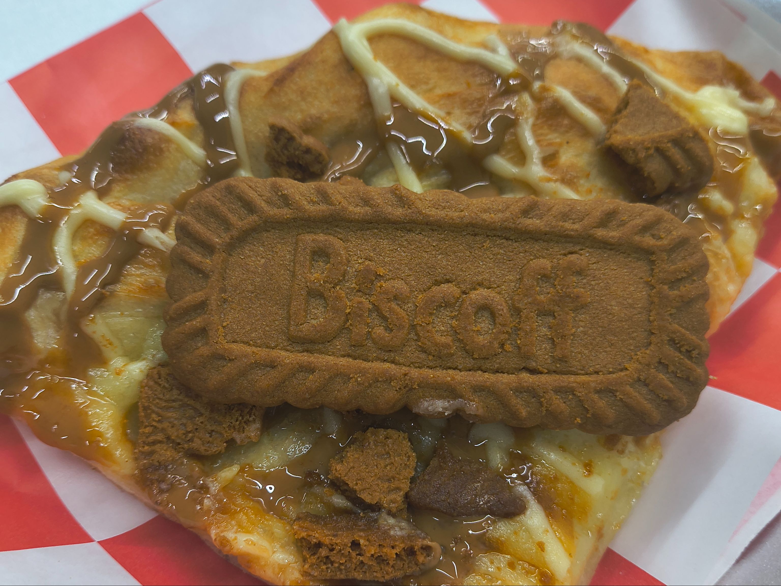 Biscoff Dessert Pizza | New Item