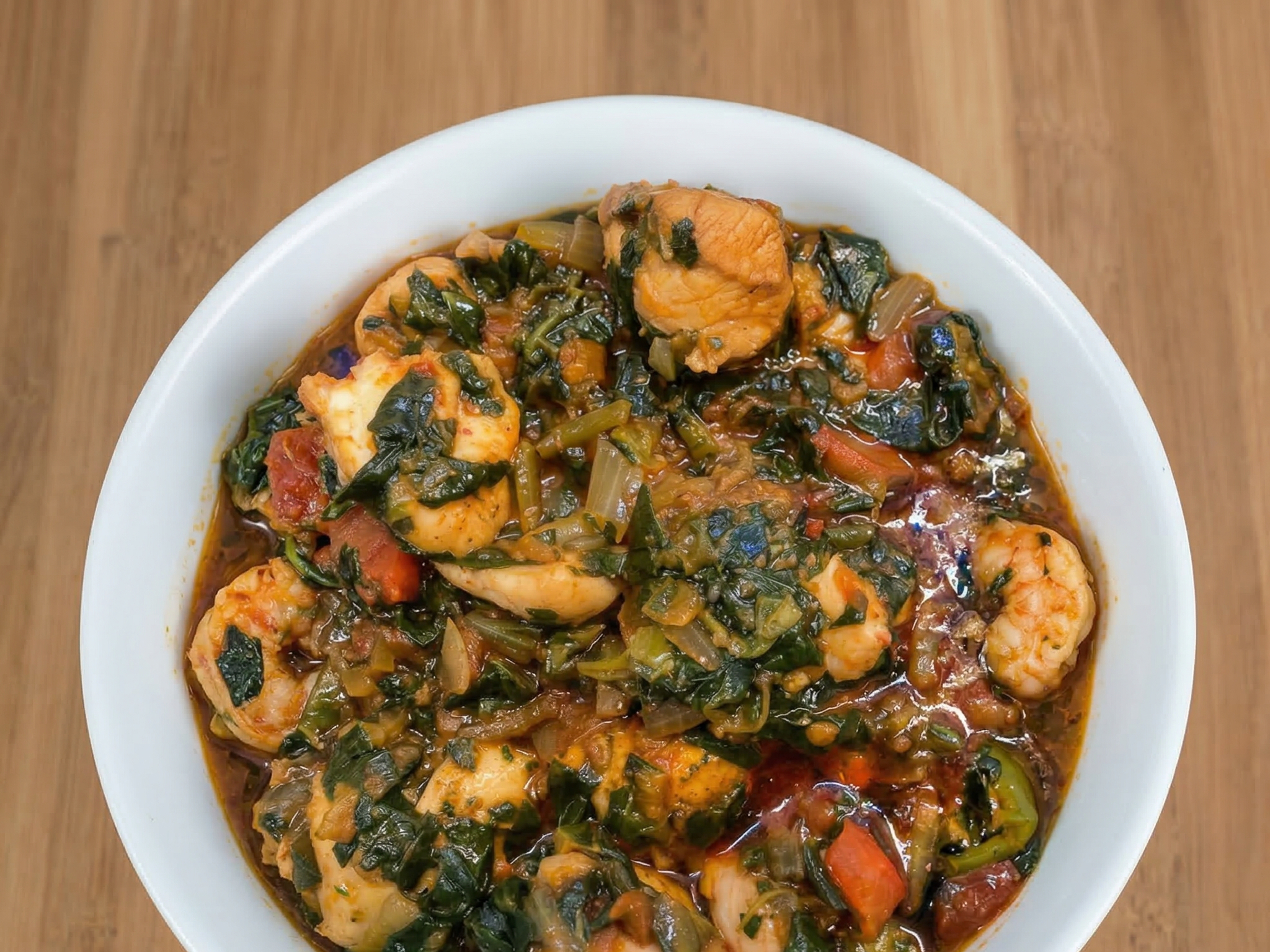 29. Shrimp And Spinach