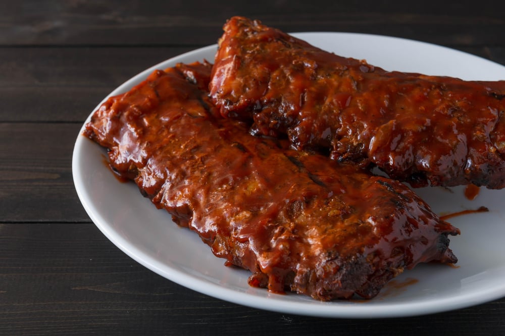 Full Rack Pork BBQ Ribs