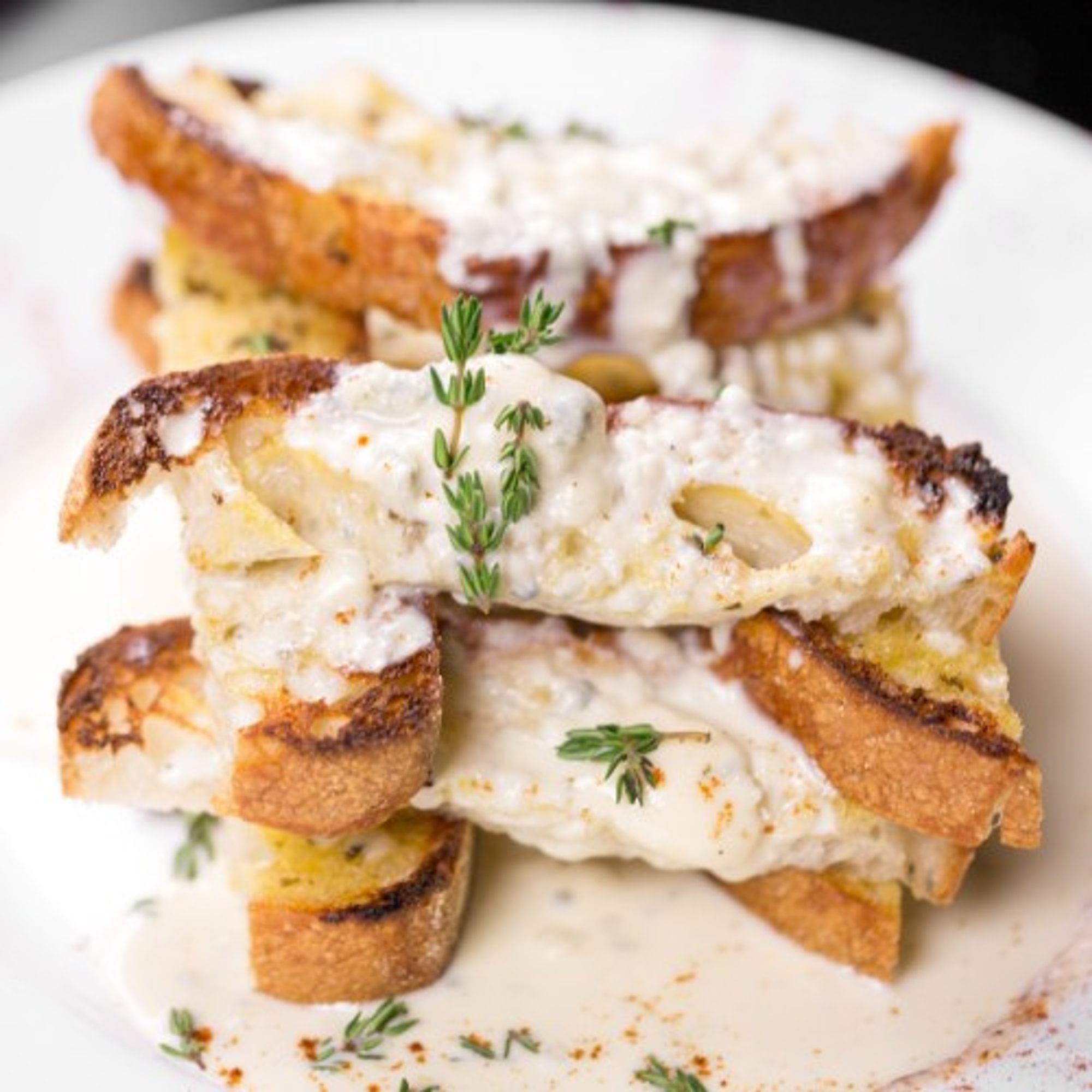 Garlic Bread Tower