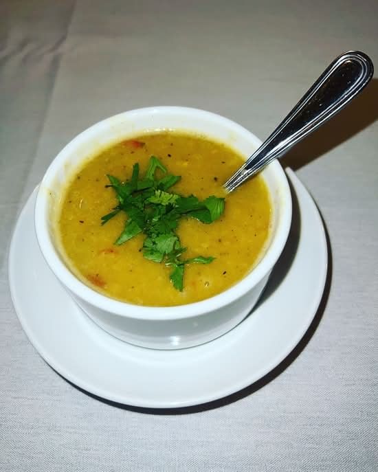 Chicken Lentil Palak Soup