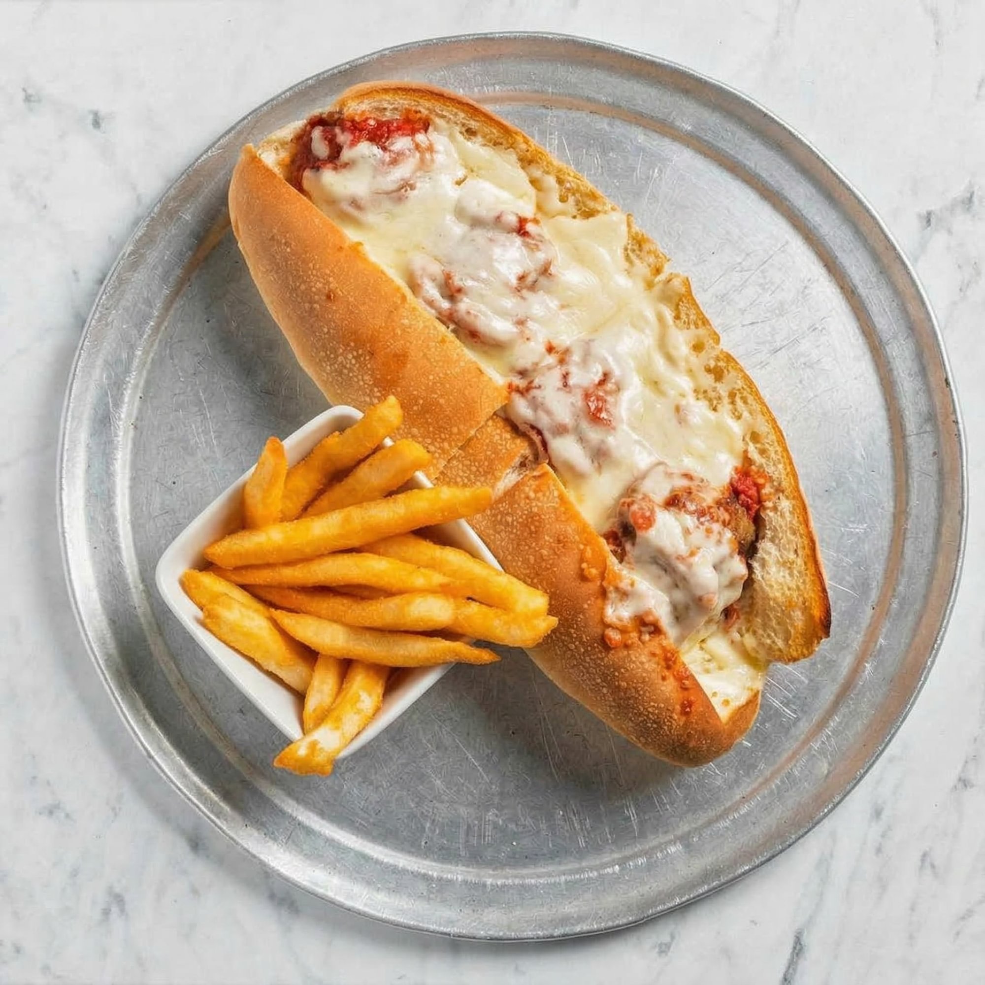Meatball Parmesan Hot Sub