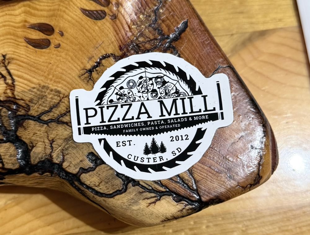 Pizza Mill Sticker