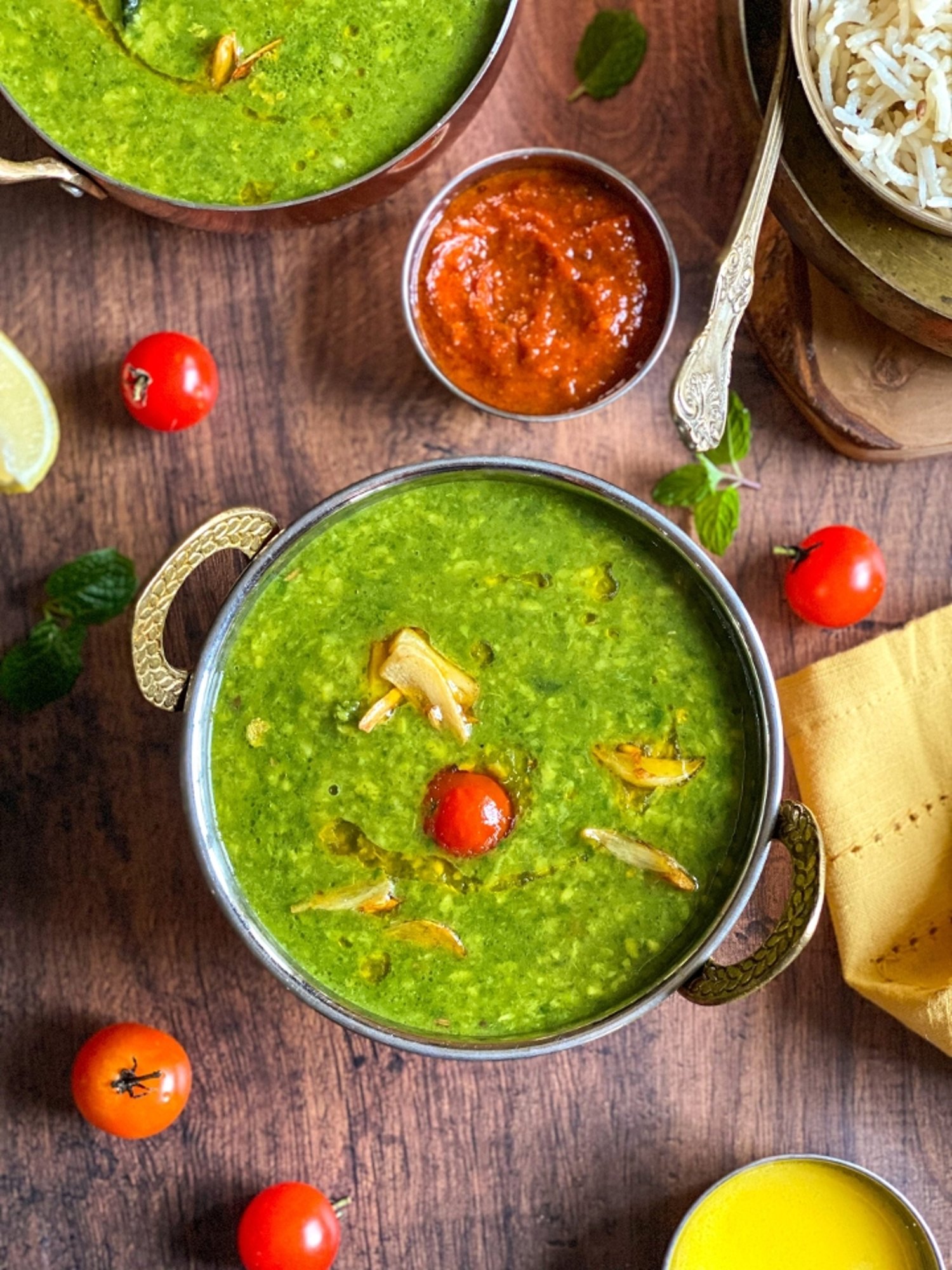 Spinach Dal Tadka