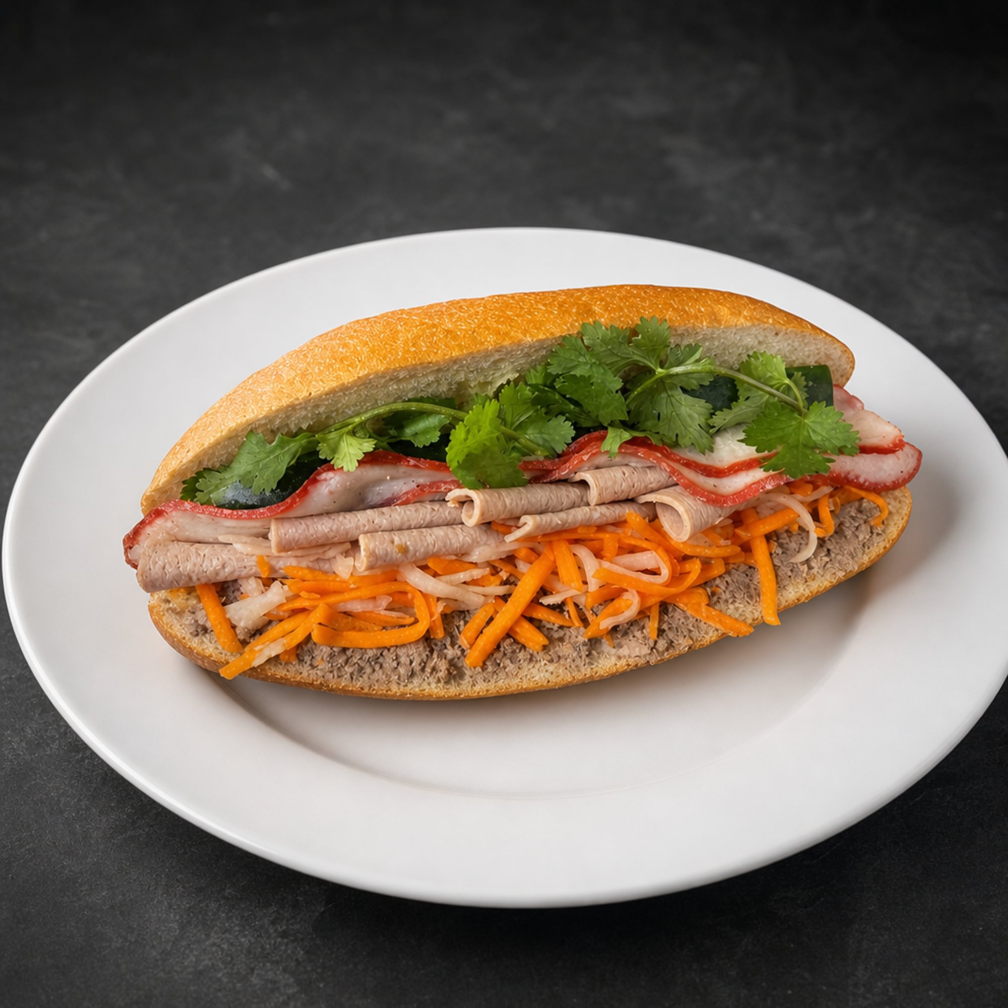 Pork Belly Sandwich/ Bánh Mì Thịt Ba-Rọi