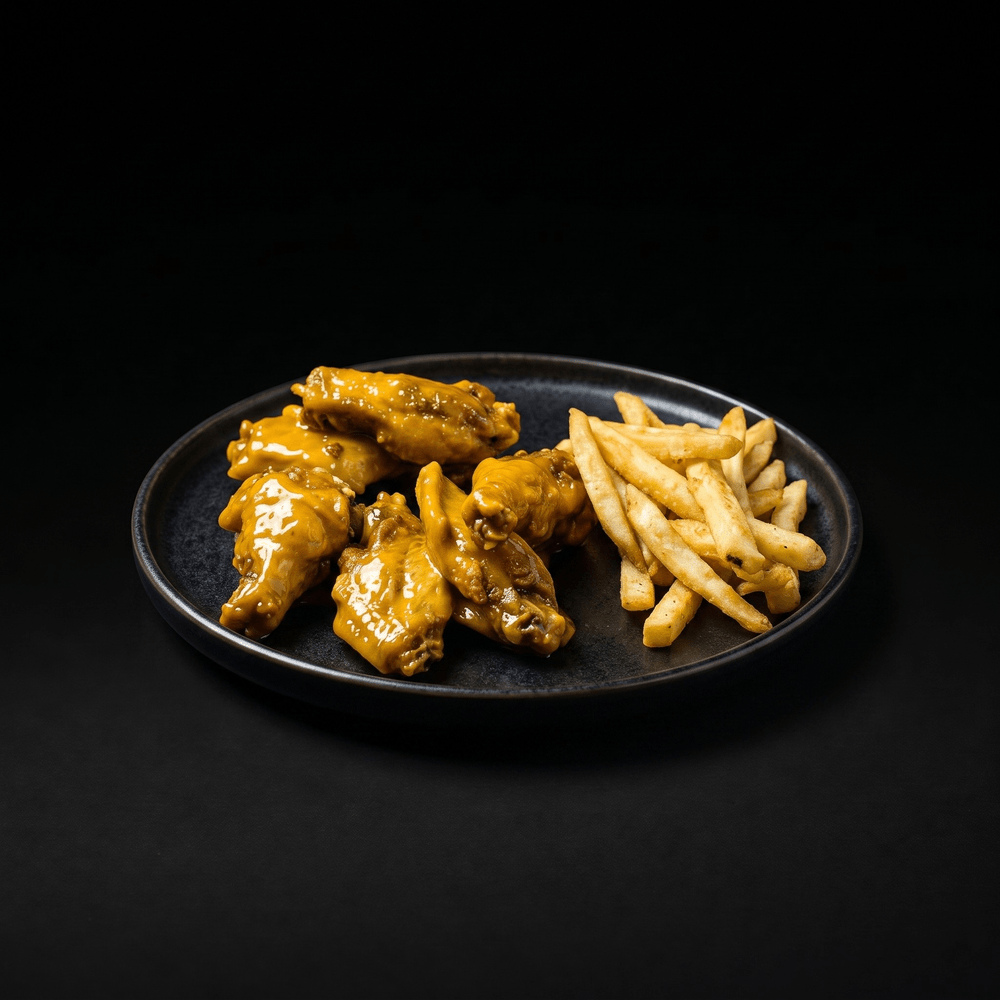 4 Wings & Fries