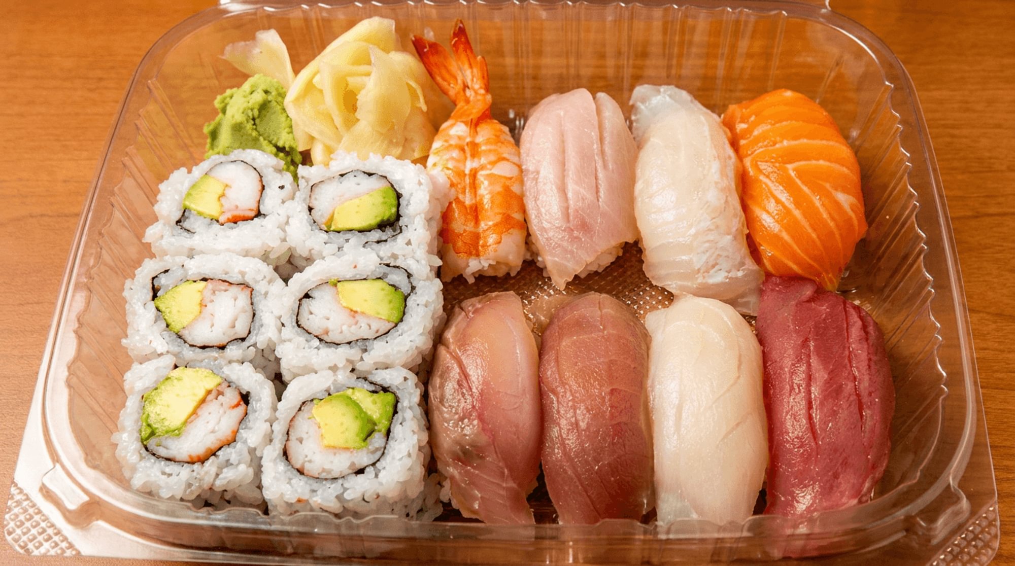 Sushi Combination with California Roll