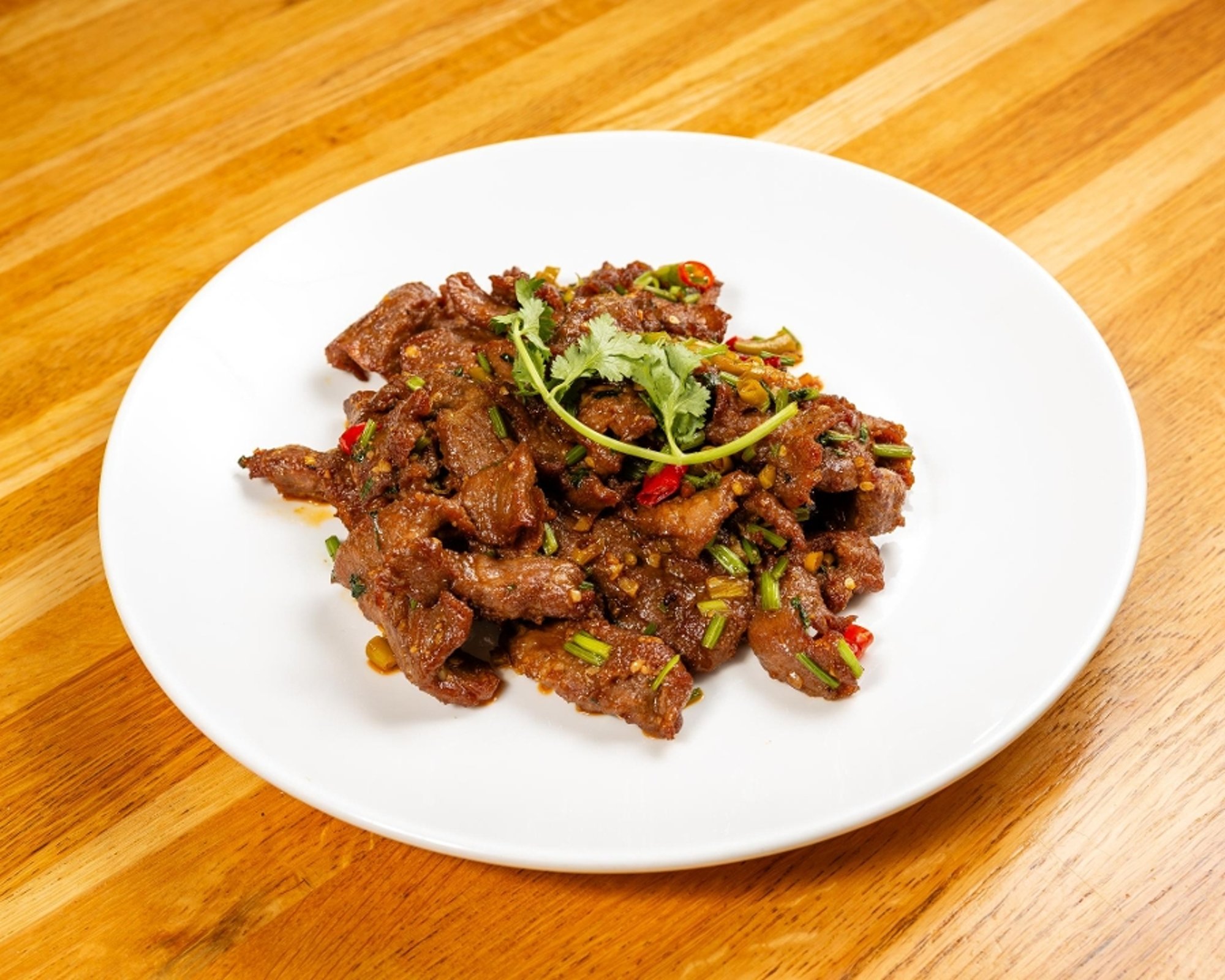 Country-Style Beef w/ Cilantro
